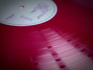 Image showing Retro look Vinyl record