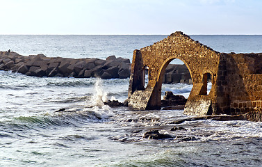 Image showing Factory ruins, Avola, Sicily (Italy)