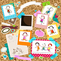 Image showing kids and photo frames