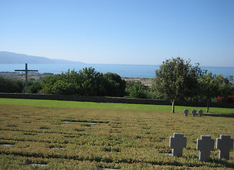 Image showing War Cemetery on Crete