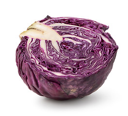 Image showing Half of cabbage