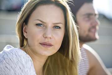 Image showing Portrait of a young woman