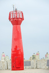 Image showing Entrance of the seaport of Kolobrzeg, Poland