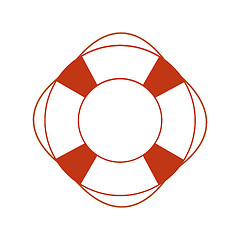 Image showing Orange safety ring