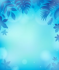 Image showing Leaves theme background 4