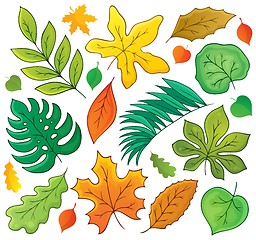 Image showing Leaves theme collection 1