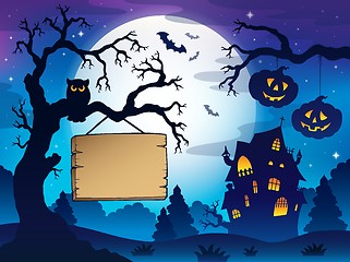 Image showing Scenery with Halloween thematics 3