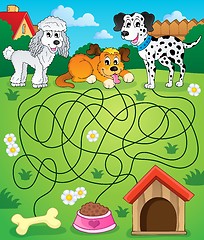 Image showing Maze 14 with dogs