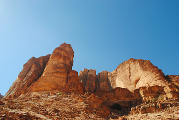 Image showing Scenery from Wadi Rum desert, Jordan