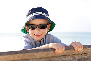 Image showing kid at the beach