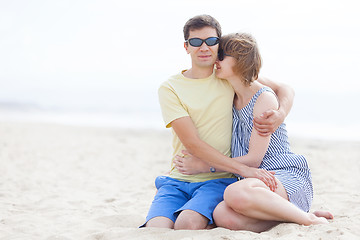 Image showing couple at the beach