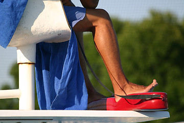 Image showing lifeguard on duty
