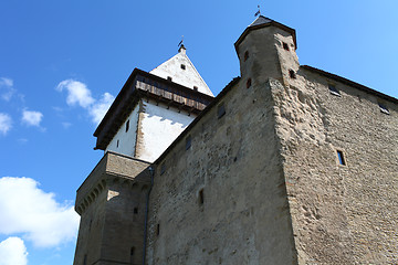 Image showing  medieval castle against the sky