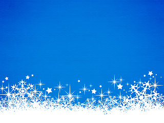 Image showing blue christmas background