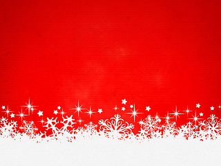 Image showing red christmas background