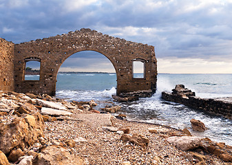 Image showing Factory ruins, Avola, Sicily (Italy)