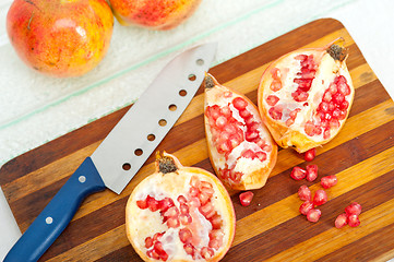 Image showing pomegranate fruit 