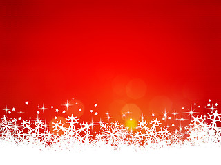 Image showing red christmas background