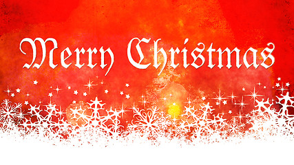 Image showing red christmas background