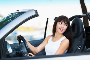 Image showing Young smiling woman