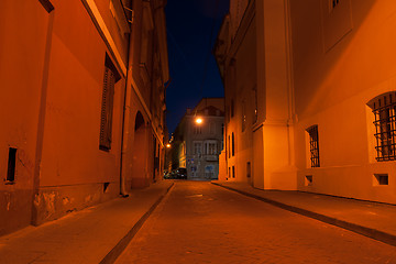 Image showing Vilnius street at night