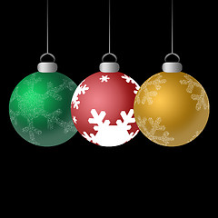 Image showing Shiny Ornaments Three