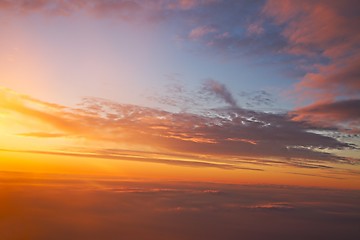 Image showing Clouds from the sky