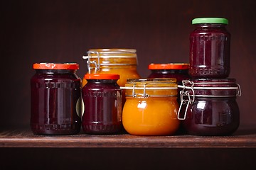 Image showing Jars of Jam