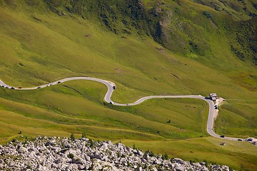 Image showing Mountains pass