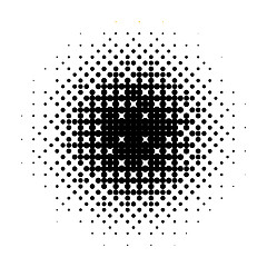 Image showing Halftone vector background