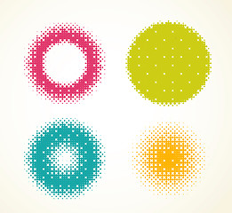 Image showing Halftone vector background