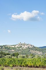 Image showing View to Montemassi Tuscany