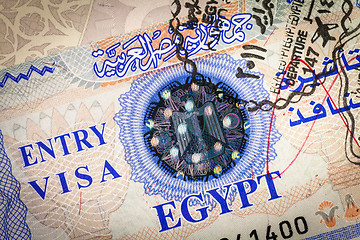 Image showing Entry Visa