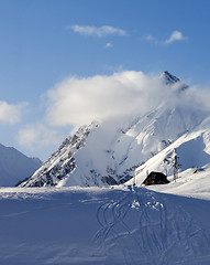 Image showing Hotel on ski resort