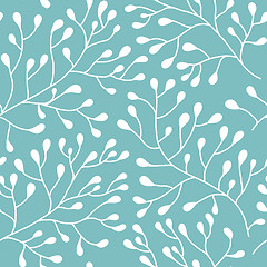 Image showing Floral seamless pattern.