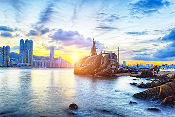 Image showing Hong Kong Sunset