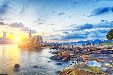 Image showing Hong Kong Sunset