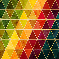 Image showing Colorful abstract geometric background