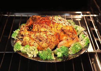 Image showing appetizing roast turkey