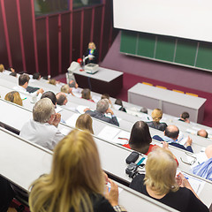 Image showing Lecture at university.