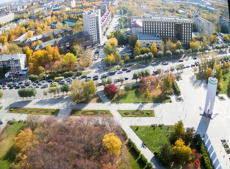 Image showing World war 2 Memorial Square. Tyumen. Russia