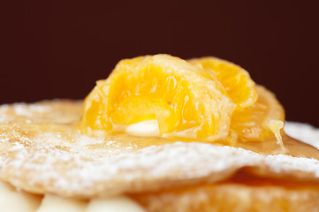 Image showing millefeuille with tangerine