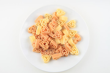 Image showing hearts pasta 