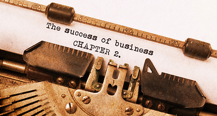 Image showing Vintage typewriter