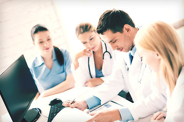 Image showing team or group of doctors working