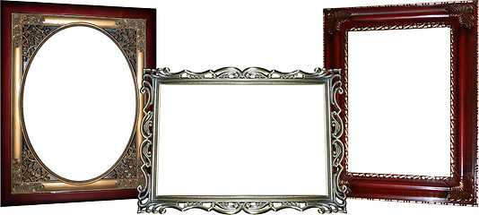 Image showing 3 Ornate Frames