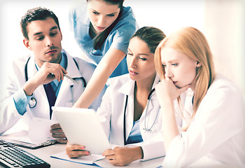 Image showing team or group of doctors working