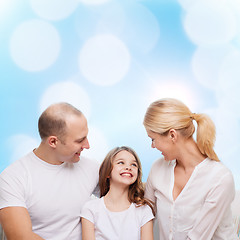 Image showing happy family at home