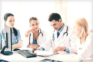 Image showing team or group of doctors working