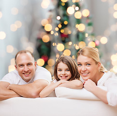 Image showing happy family at home